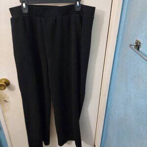 One 5 One Pull On Dress Pants, Black, Women's, XXL